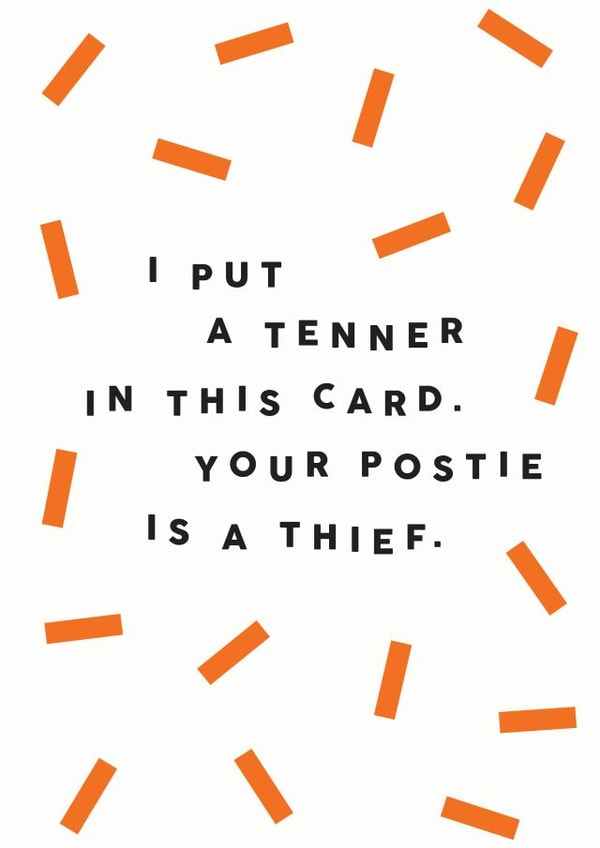 money tenner Birthday Card 13017 created by Paper Plane