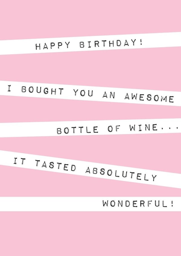 self isolation birthday girl Birthday Card 1435 created by Megan Claire