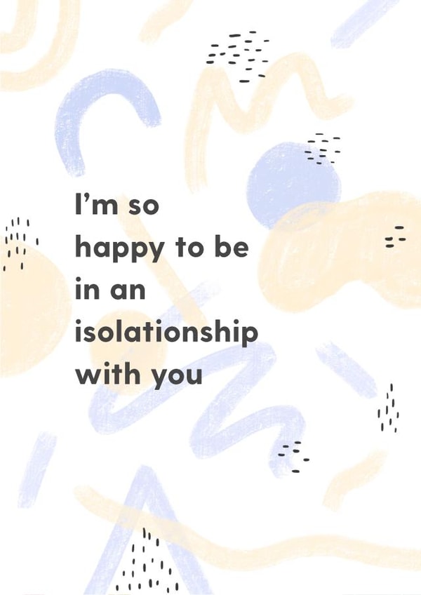 happy isolationship Anniversary Card 24992 created by Charly Clements