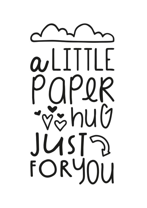 hug themed card created by Jodie Gaul & Co