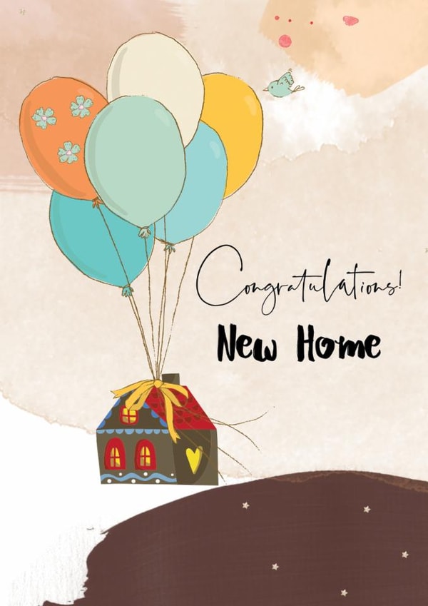 Congratulations New Home Greeting Card created by Natalie Ryan