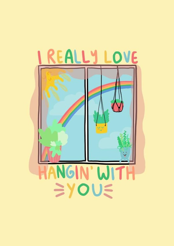 plants cacti Love & Friendship Card 17101 created by Courtney Cook