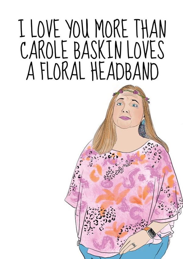 carole baskin Love & Friendship Card 31596 created by Pack a Punch Designs