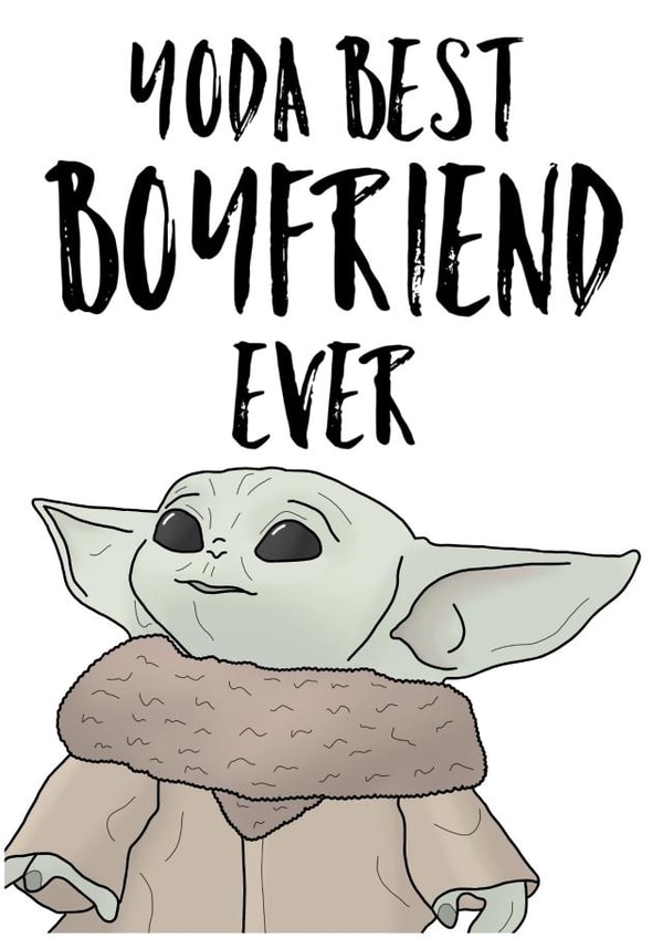 Yoda babyyoda Card 40690 created by SolitaryPrints