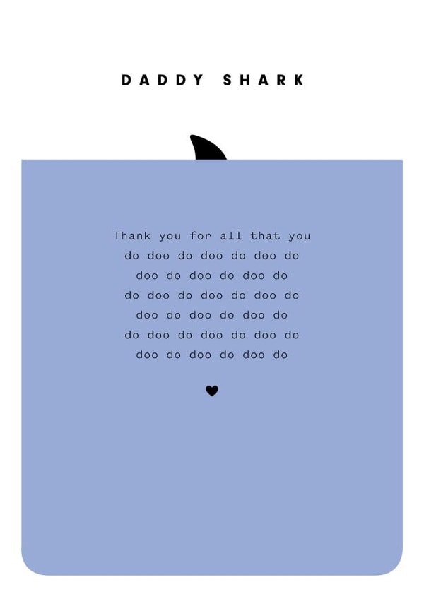 shark do Father's Day Card 41287 created by Marie Castiglione