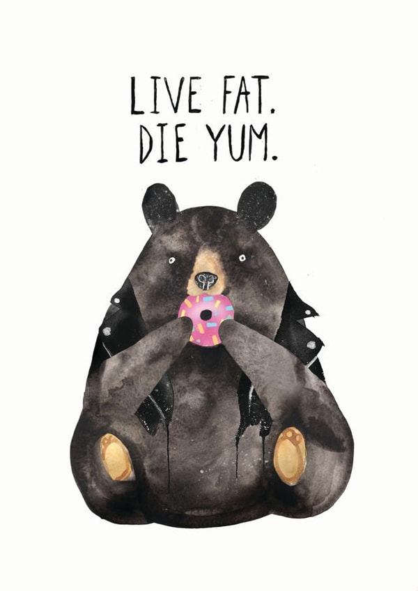 diet snacks Love & Friendship Card 15563 created by JOLLY AWESOME