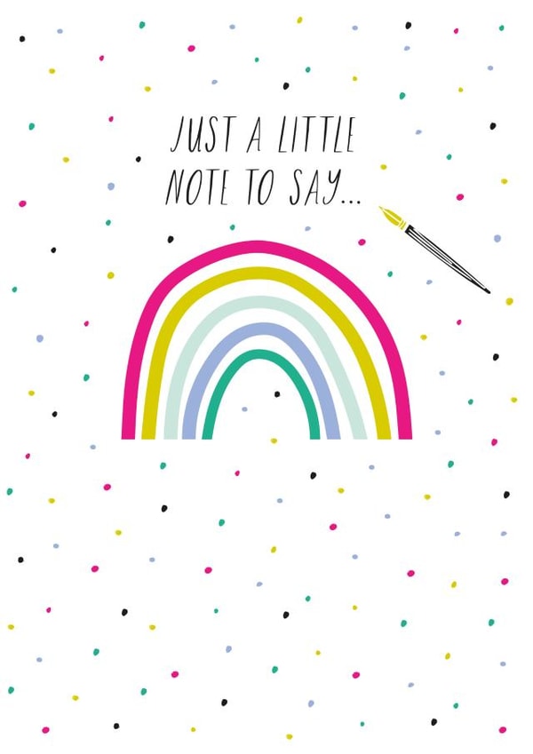 note just Thank You Card 1710 created by Jessica Hogarth