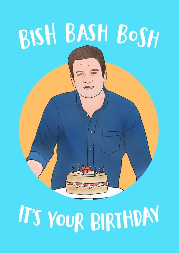 bish bash Birthday Card 10101 created by Hey Huns It's Nicole