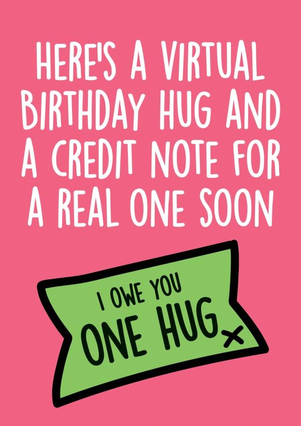 Isolation funny Birthday Card 31059 created by Thirty Mussels