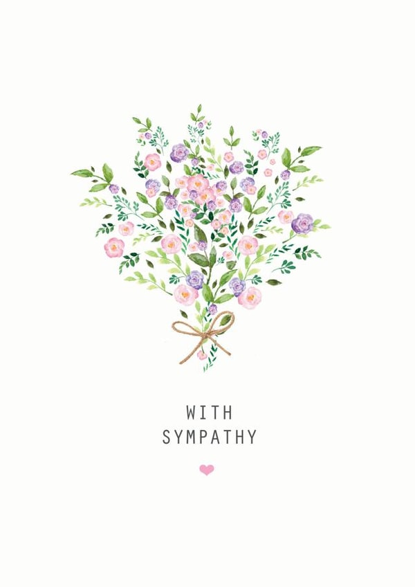 sympathy flowers Sympathy Card 13788 created by LAURA TRUBY DESIGNS