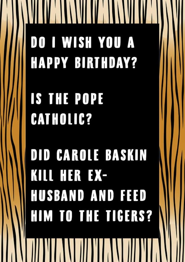 wish pope Birthday Card 40230 created by metoyou