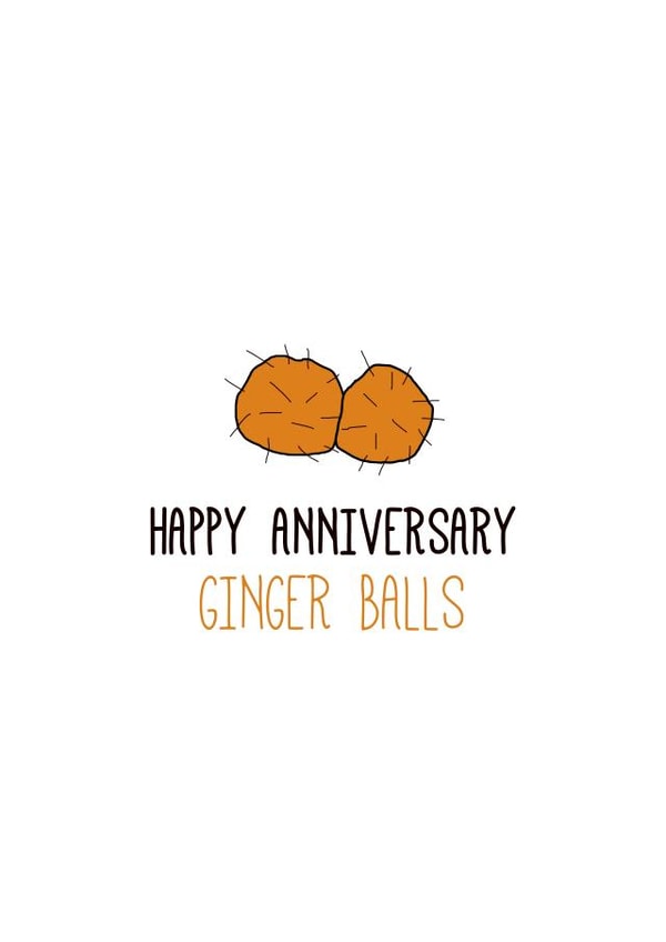 ginge rude Anniversary Card 11756 created by Arundel-Peaches Brown