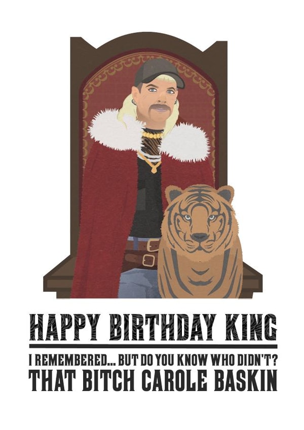 tiger king joe exotic Card 36446 created by Big Kid