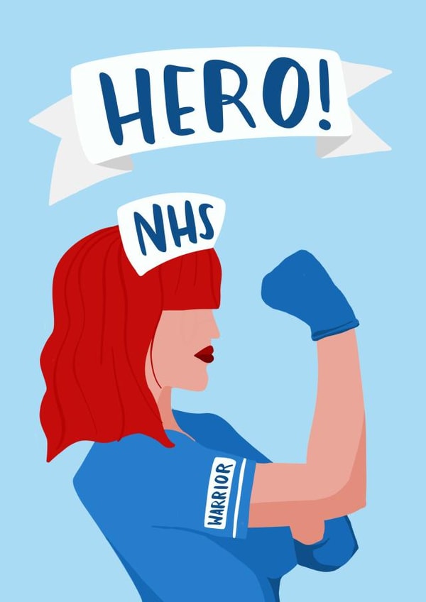 keyworker nurse Thank You Card 6281 created by Lucy Maggie Designs