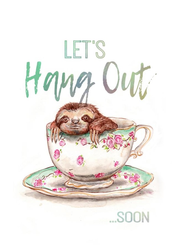 sloth cute Card 25257 created by Hannah Seakins
