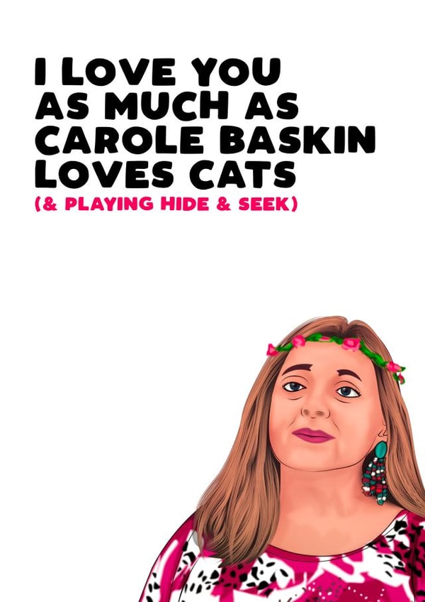 Carole baskin Card 30558 created by Filthy Sentiments