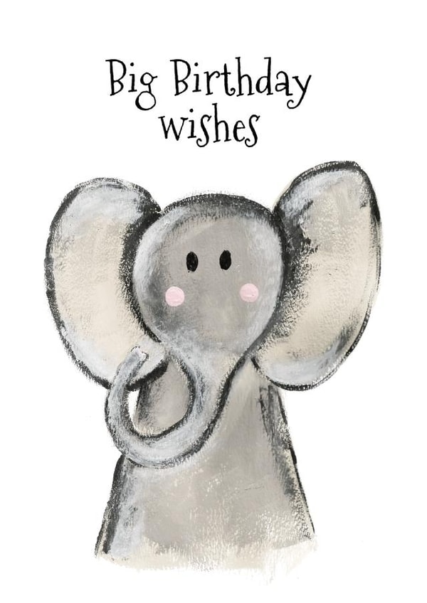 Child illustration Birthday Card 17176 created by Little Paperie