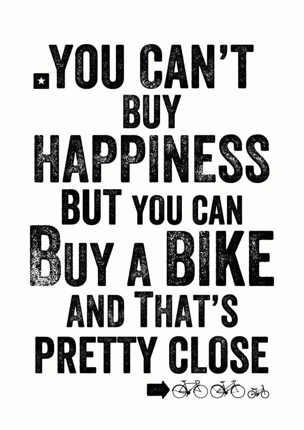 Cycling Birthday Card for Cyclists created by EllieBeanPrints