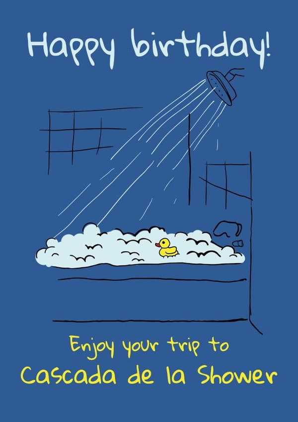 enjoy trip Birthday Card 41657 created by Kewl cards