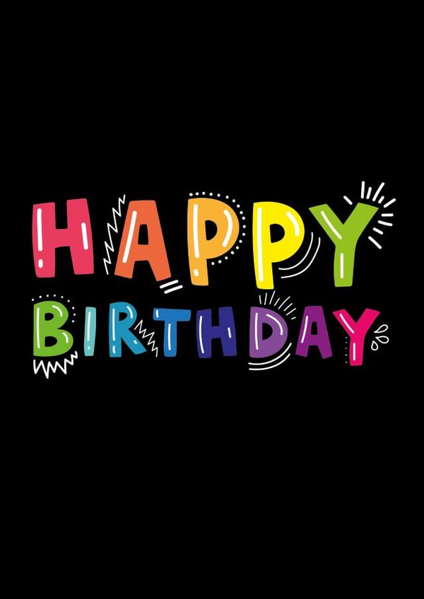 Birthday HappyBirthday Card 41963 created by One Doodle at a Time