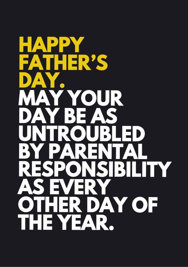 may untroubled Father's Day Card 28037 created by Redrakoon