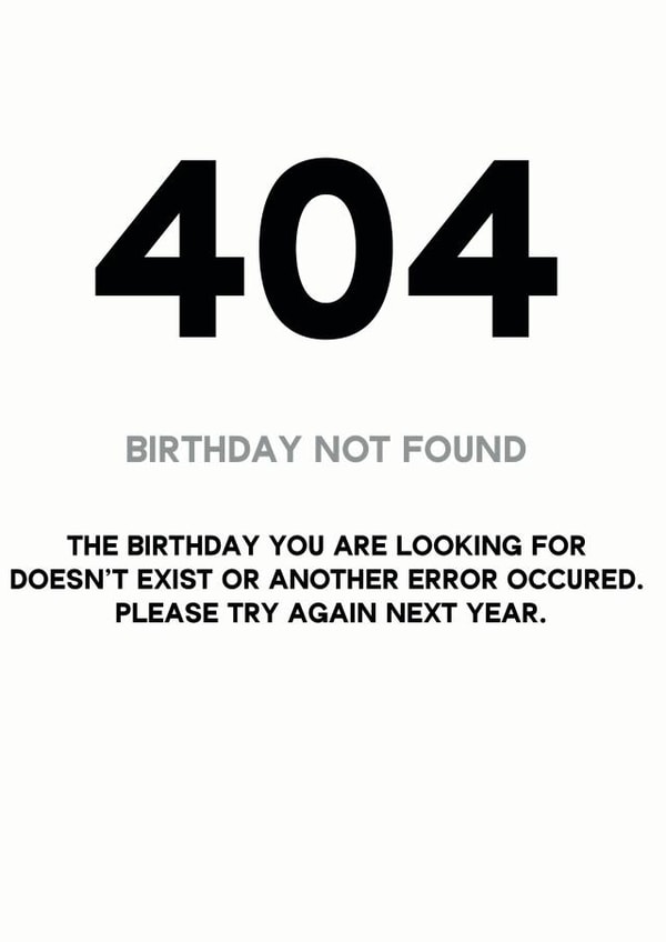 404 error Card 41769 created by Cris Stewart