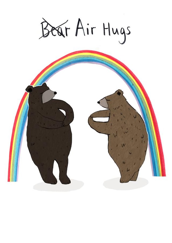 bear hugs Just because Card 2248 created by Just like Sophie