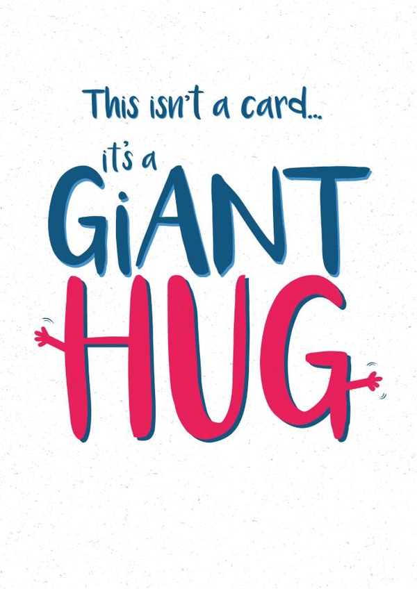 virtual giant Just because Card 15136 created by Tenovus Cancer Care