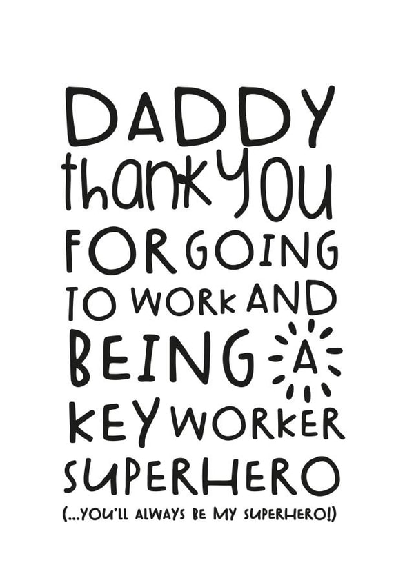 keyworker from the kids Thank You Card 32135 created by Jodie Gaul & Co