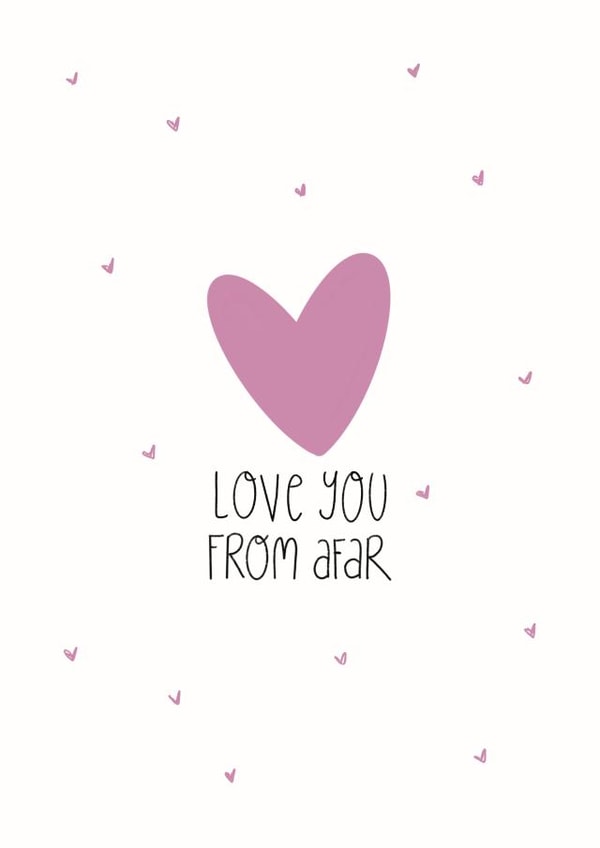 Love afar Card 41414 created by Becca