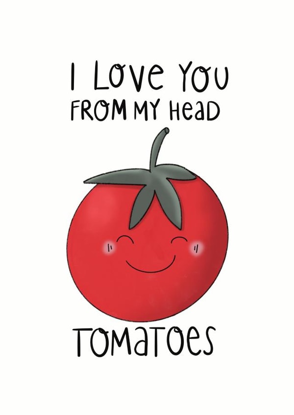 Love food pun Card 41417 created by Becca