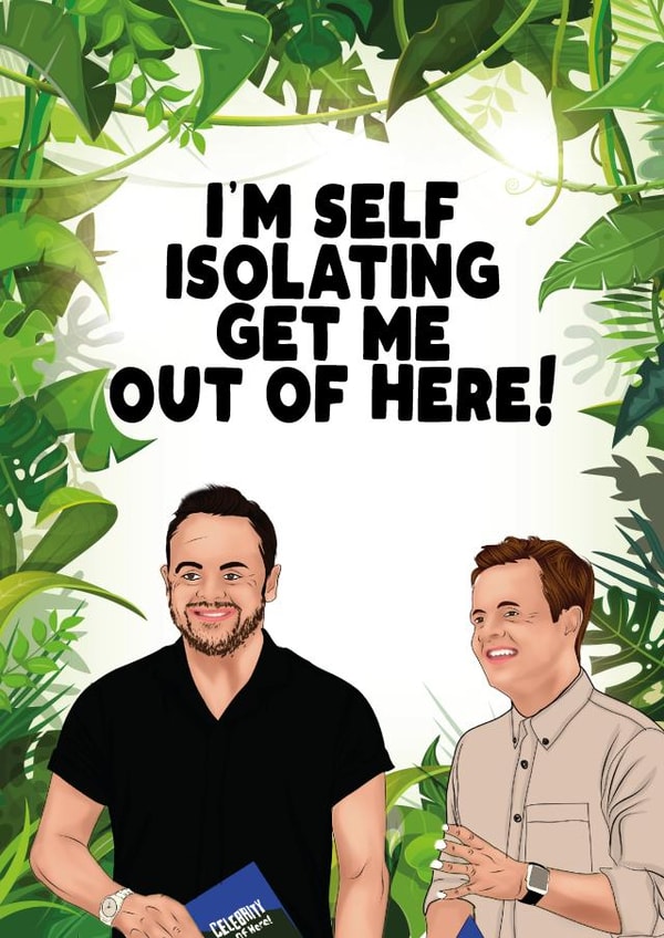 ant dec Just because Card 30564 created by Filthy Sentiments