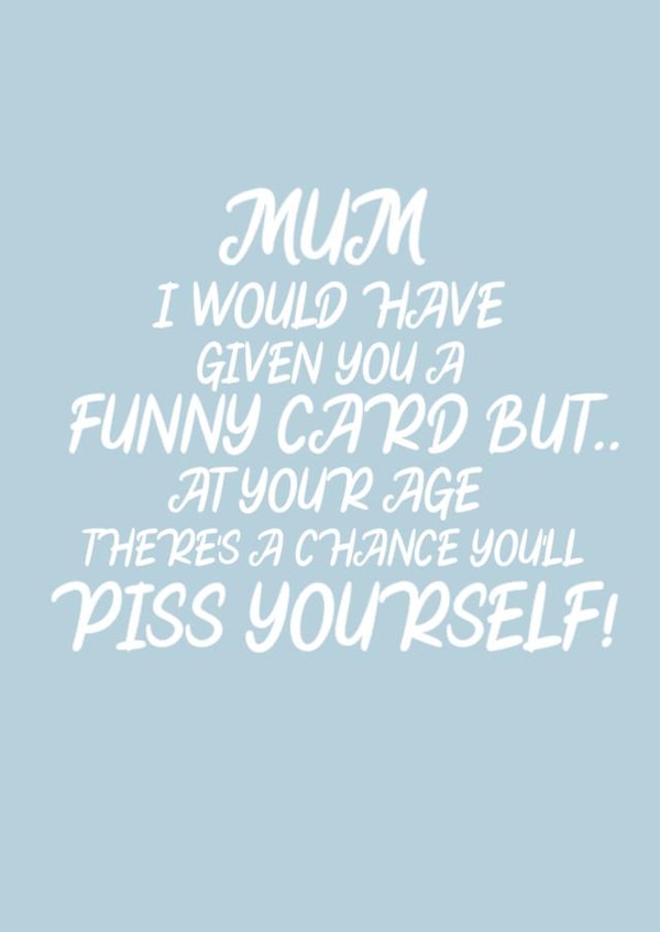 rude adult Birthday Card 15067 created by Amy 