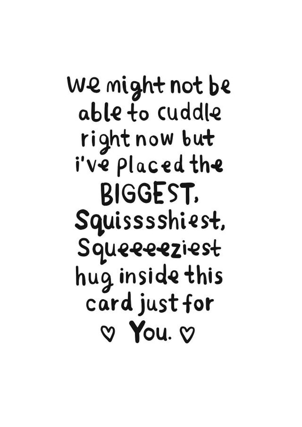 cuddle squish Thinking of you Card 4698 created by Conor Rawson