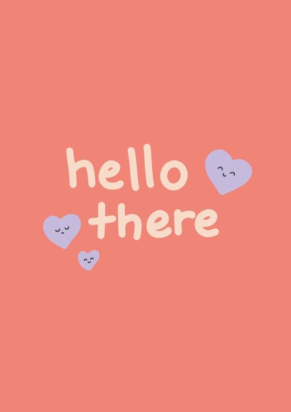 hello there Just because Card 9847 created by Peach Panda Studio