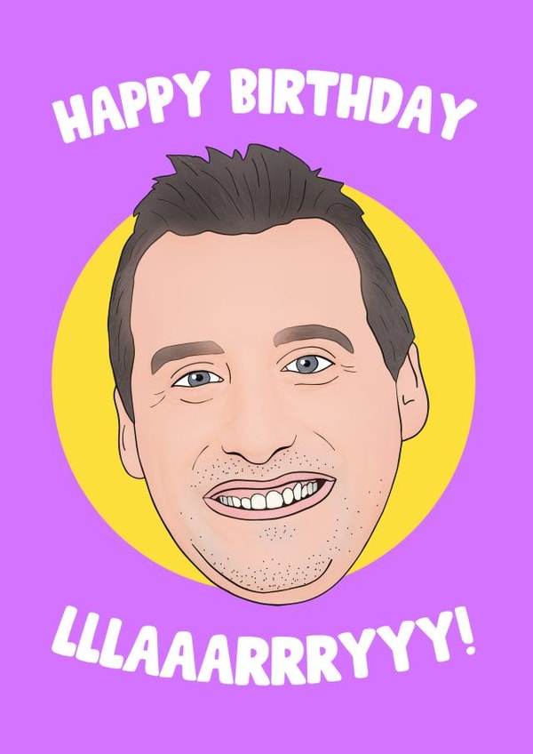 larry impractical jokers Birthday Card 10103 created by Hey Huns It's Nicole
