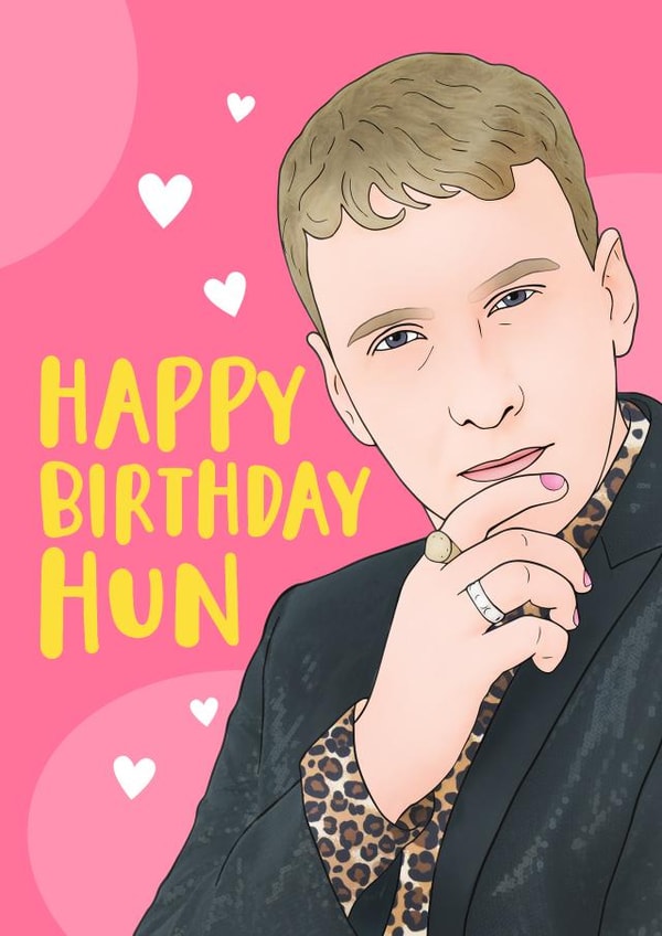 joe lycett hugo boss Birthday Card 10104 created by Hey Huns It's Nicole