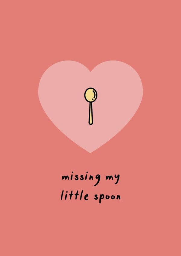 big spoon Love & Friendship Card 41669 created by SnailMail