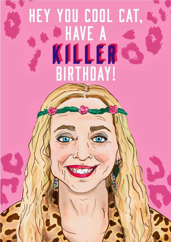 tiger king carole Birthday Card 29645 created by Yasmin Morris