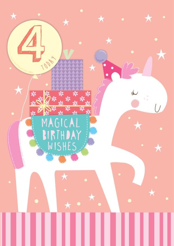 unicorn magical Birthday Card 10288 created by Paper Yay