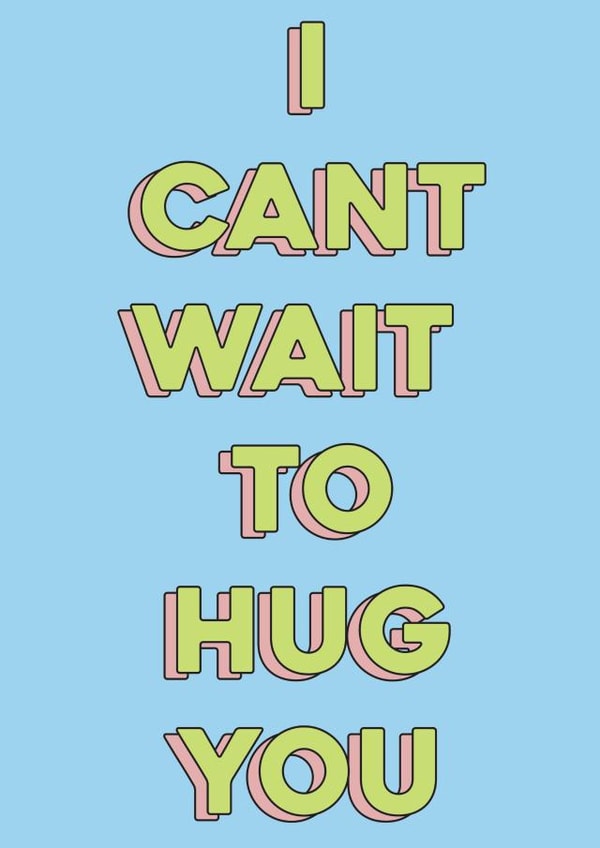 MISS YOU cant wait to see you Card 41121 created by Courtney Simon