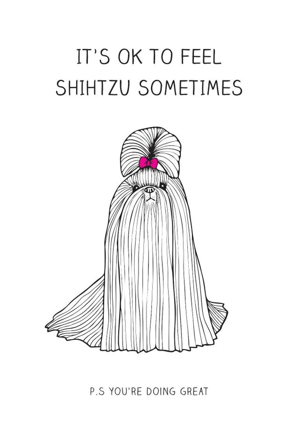 dog card Card 28464 created by The Card Compony