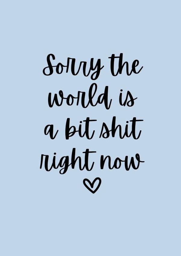 CV2020 Isolation Thinking of you Card 42174 created by Roxy Doodles