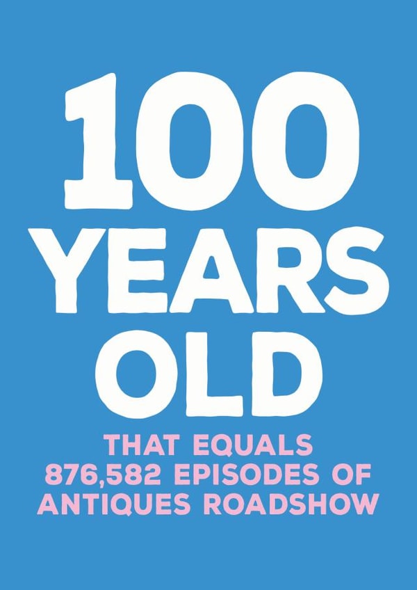 antiques roadshow Birthday Card 13022 created by Paper Plane