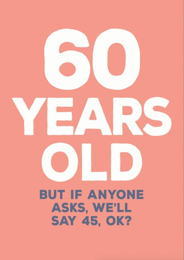 60th asks Birthday Card 13028 created by Paper Plane