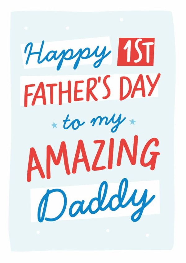 Daddy first Father's Day created by Percy & Pearl