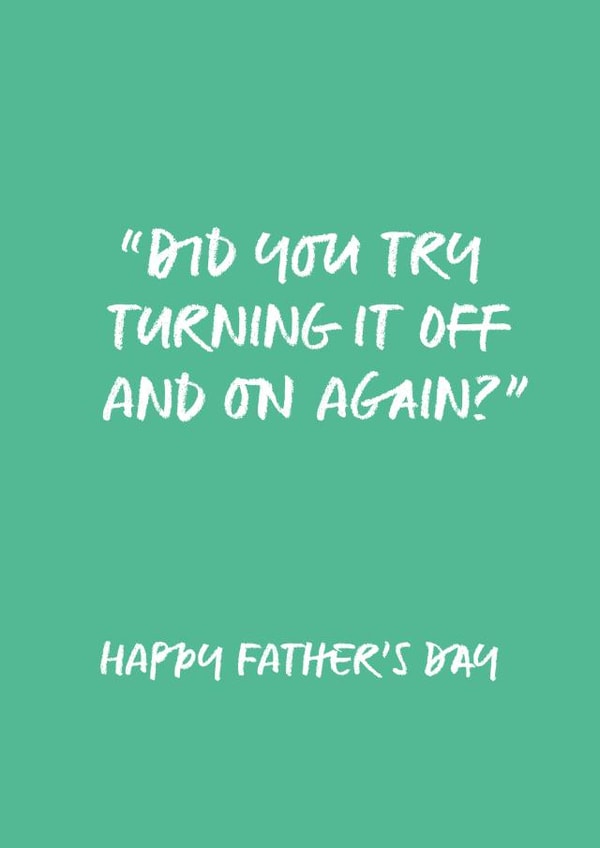 off on Father's Day Card 41273 created by Eliza Grace Studio