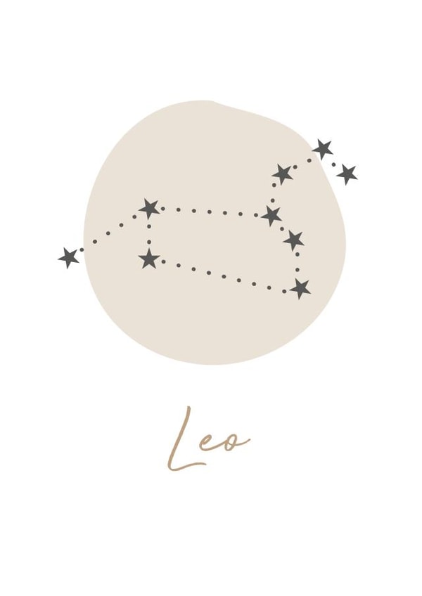 leo starsign Card 14622 created by Pink Stripes 