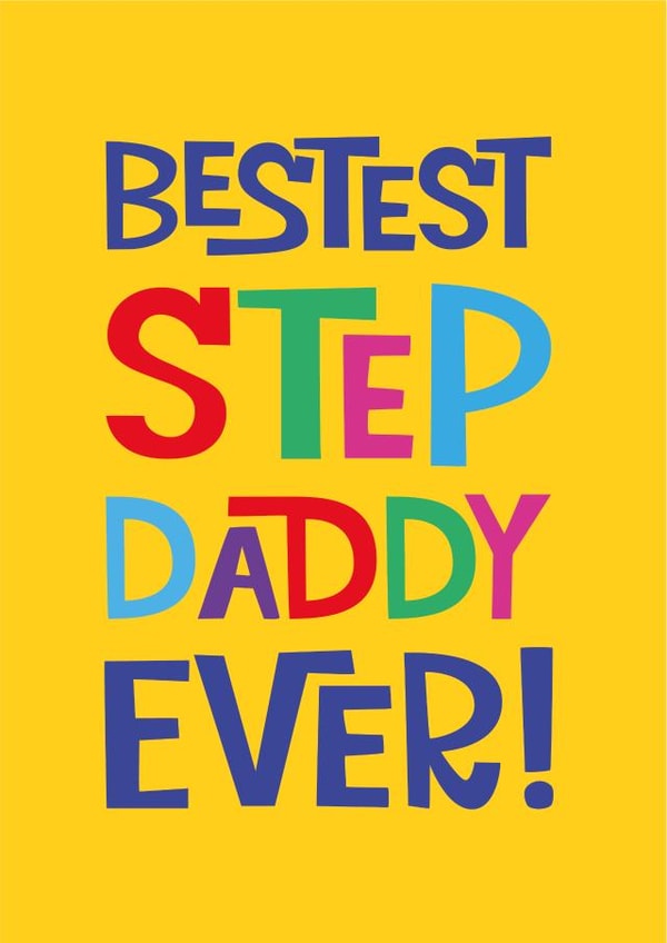 step dad bonus dad Birthday Card 7700 created by Poppy Lane
