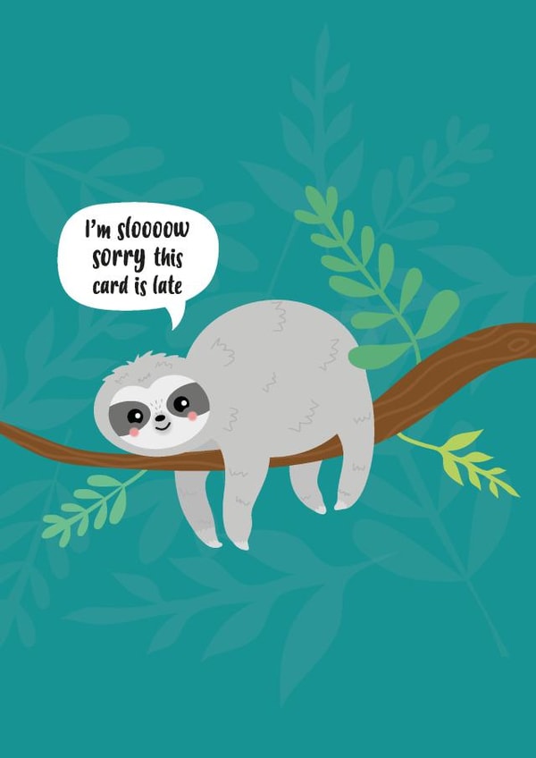 belated sorry Birthday Card 13744 created by Charli Tait Creative